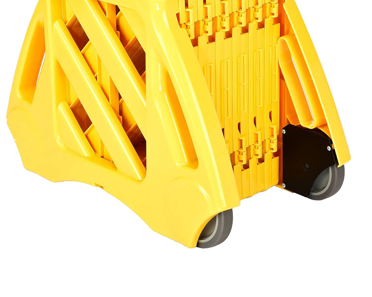 13-Foot Expandable Mobile Safety Sign Barricade Fence System X665