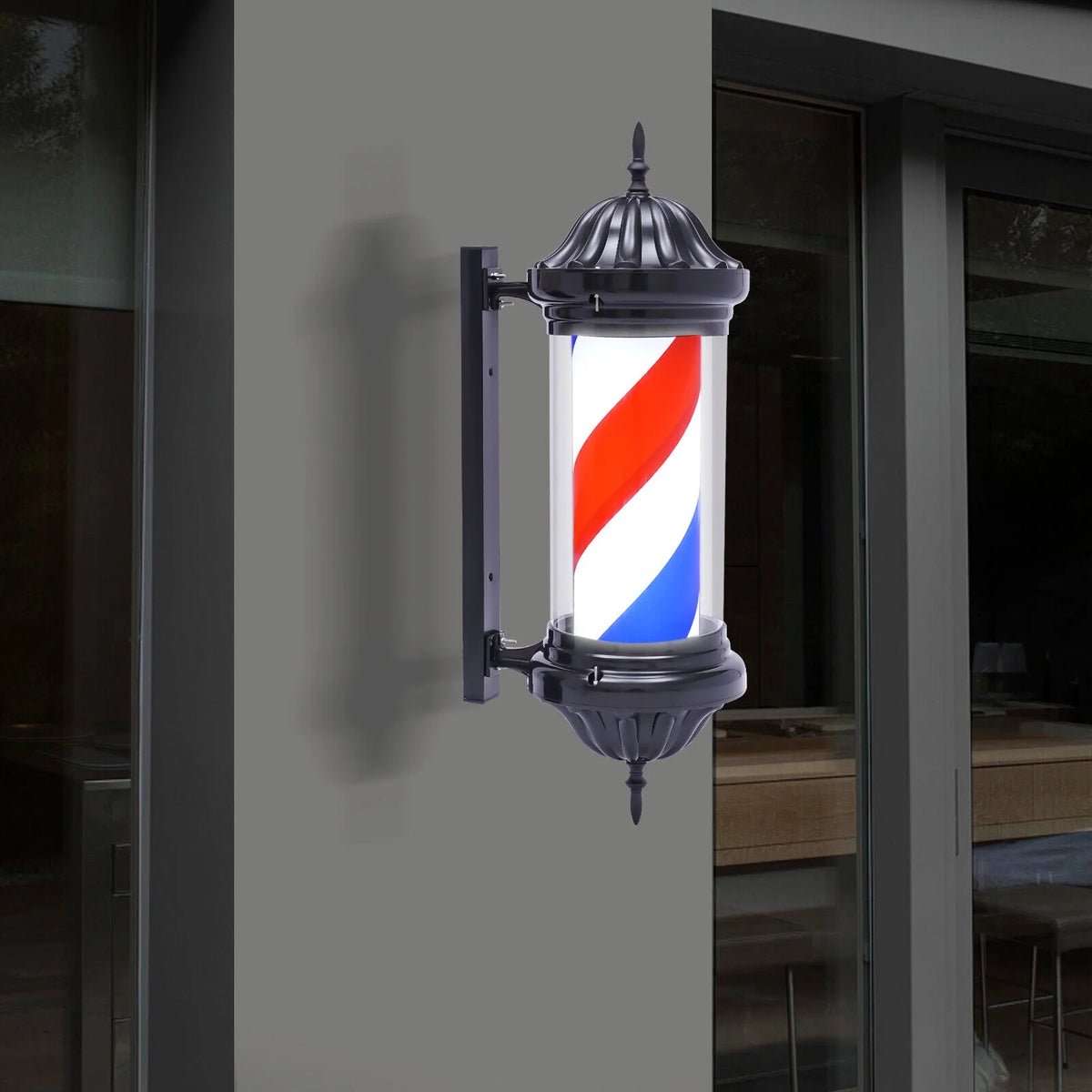 28" Rotating Barber Shop Pole Light G576563