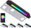 4-Pack 1.5W 7 Inch IP65 Waterproof Step Light, 12V Low Voltage AC/DC, Soft White 2700K G742382