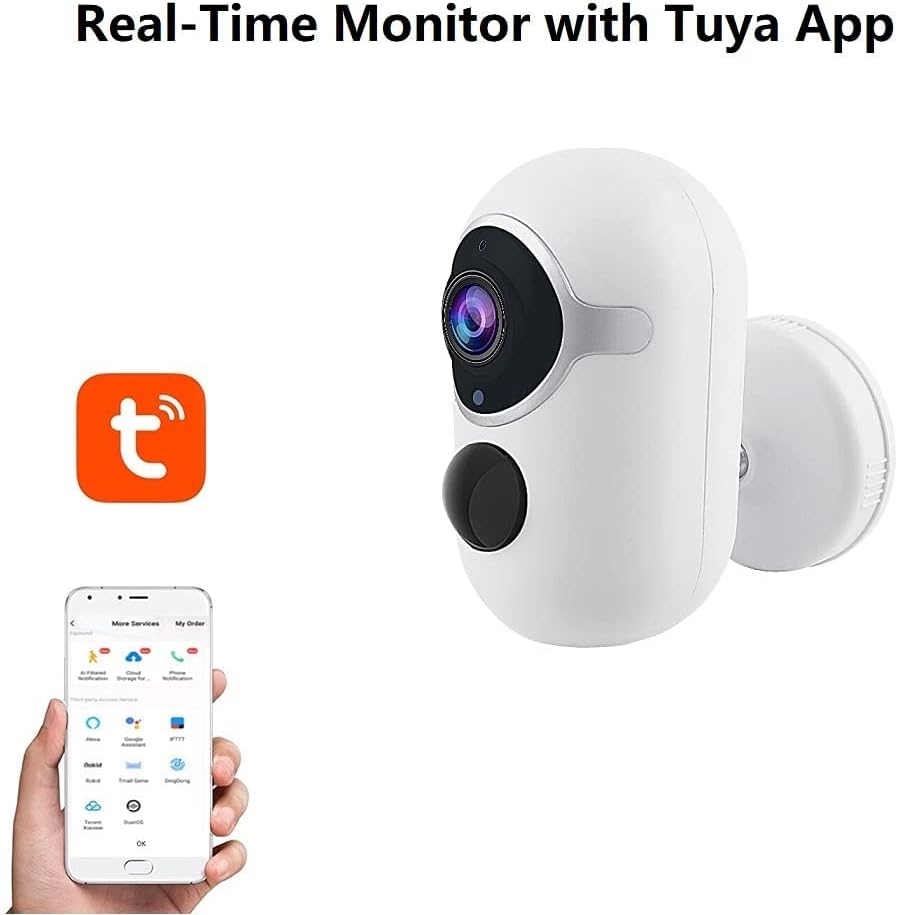 1080P Battery Powered Wireless Security Camera with Night Vision C98639