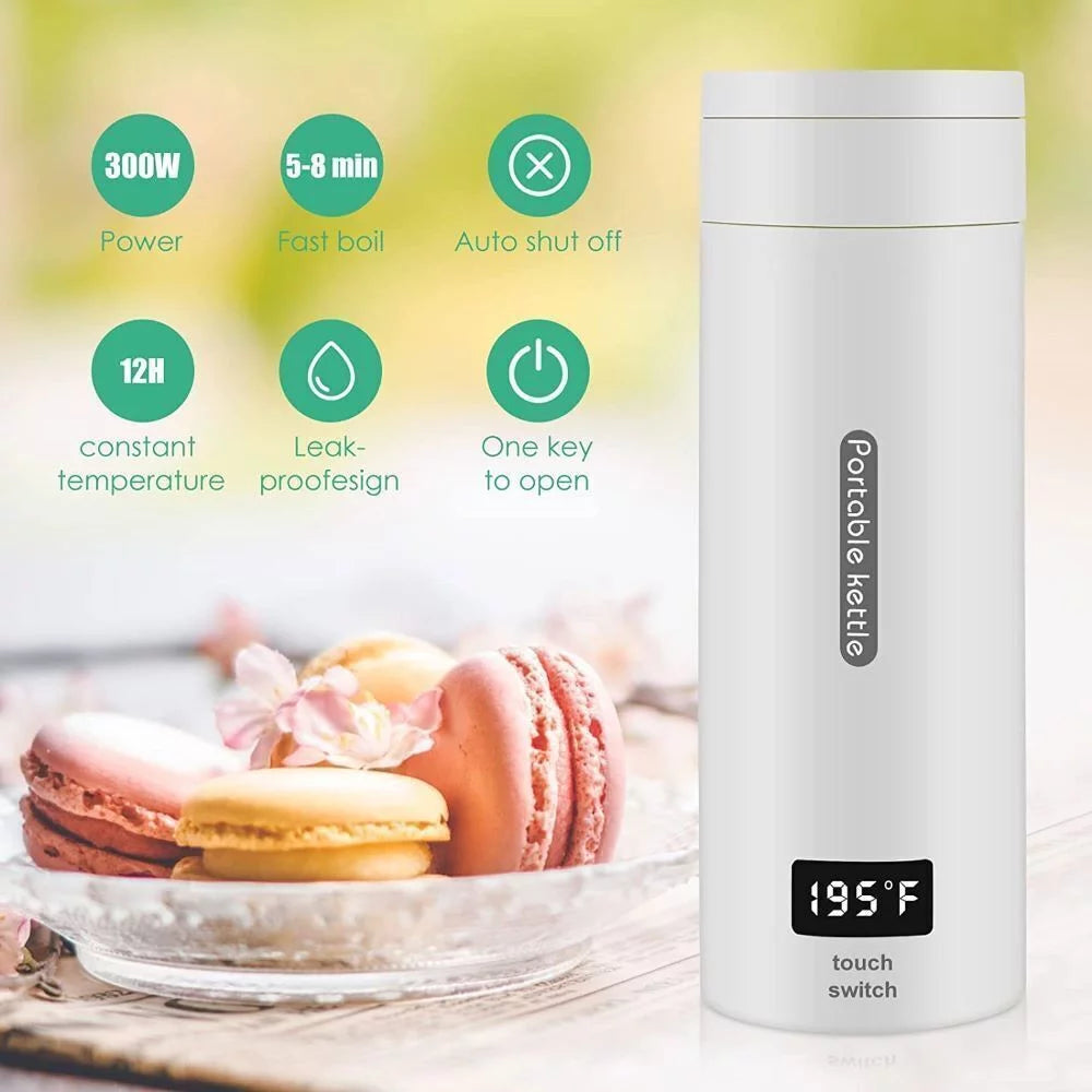 Portable Electric Kettle 300W 4-Setting Temperature Control M2077