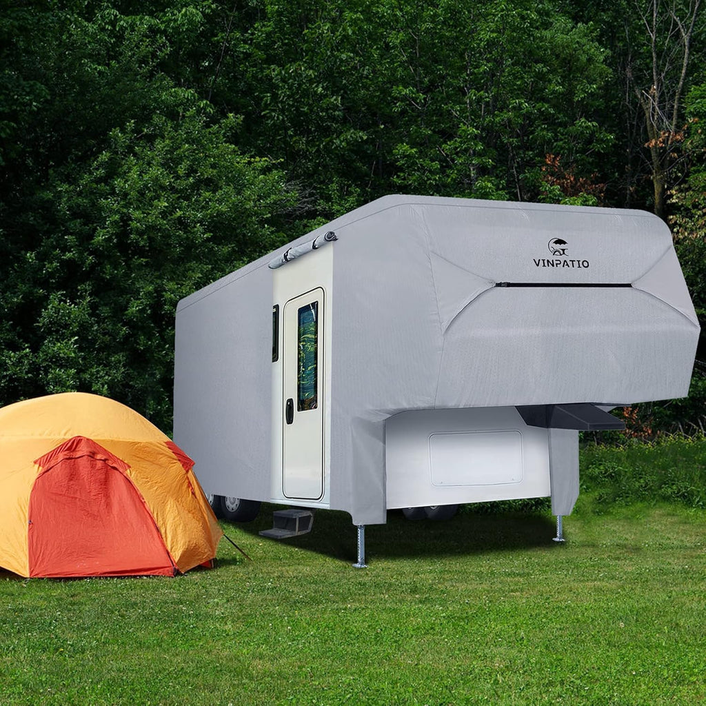5th Wheel Cover 3 Layers Polypro Waterproof Gray A66914