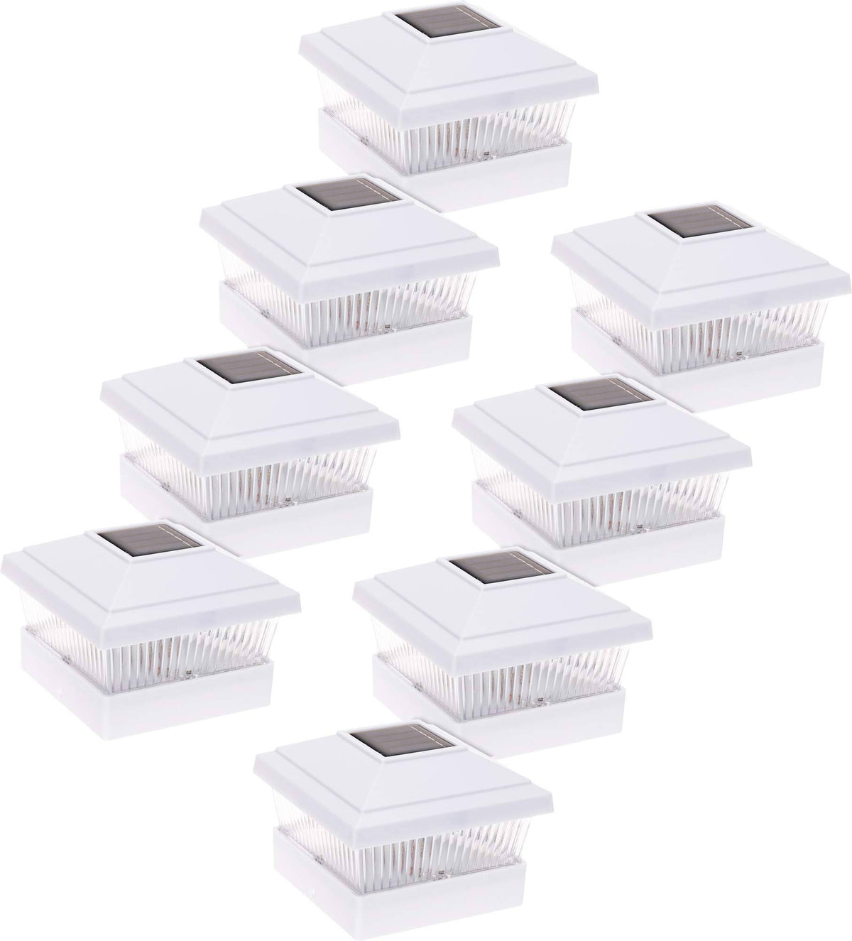 Dark Brown 8 Pack Post Cap Light J992115