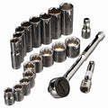3/8 in. Drive Metric Socket Set, 20-Piece X65059