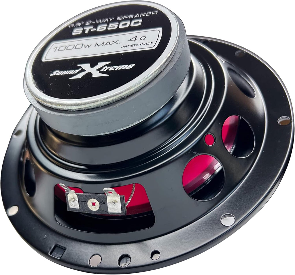 2 Pairs 6.5-Inch 2-Way Car Audio Component Speaker System U8181