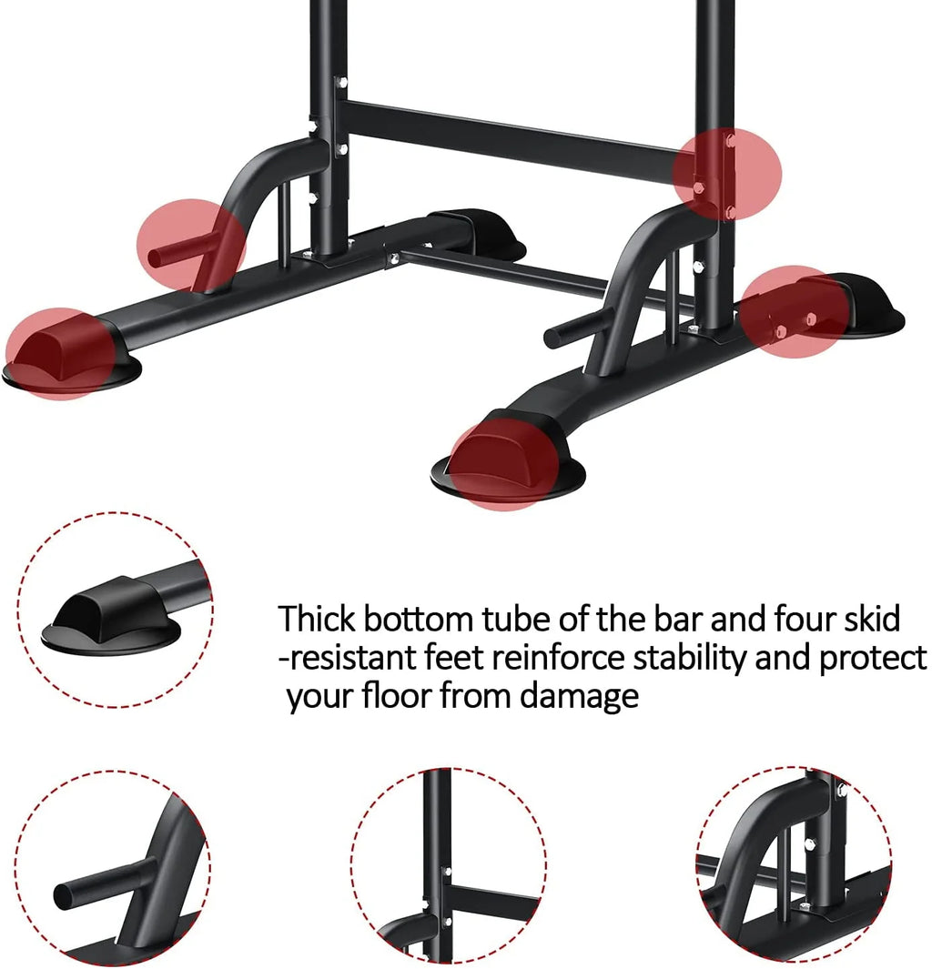 Height Adjustable Power Tower Dip Station M796