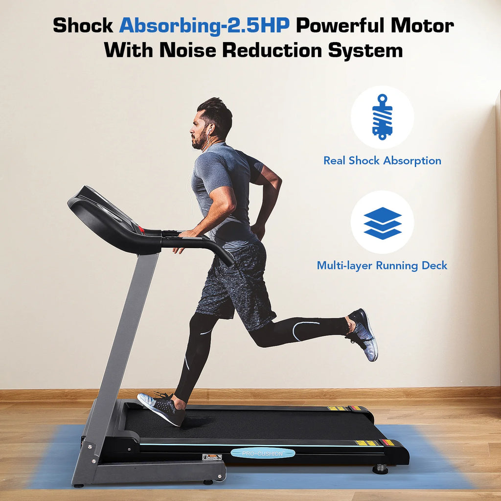 Folding Treadmill 2.5 Horse Power 15 Preset Programs Y84768
