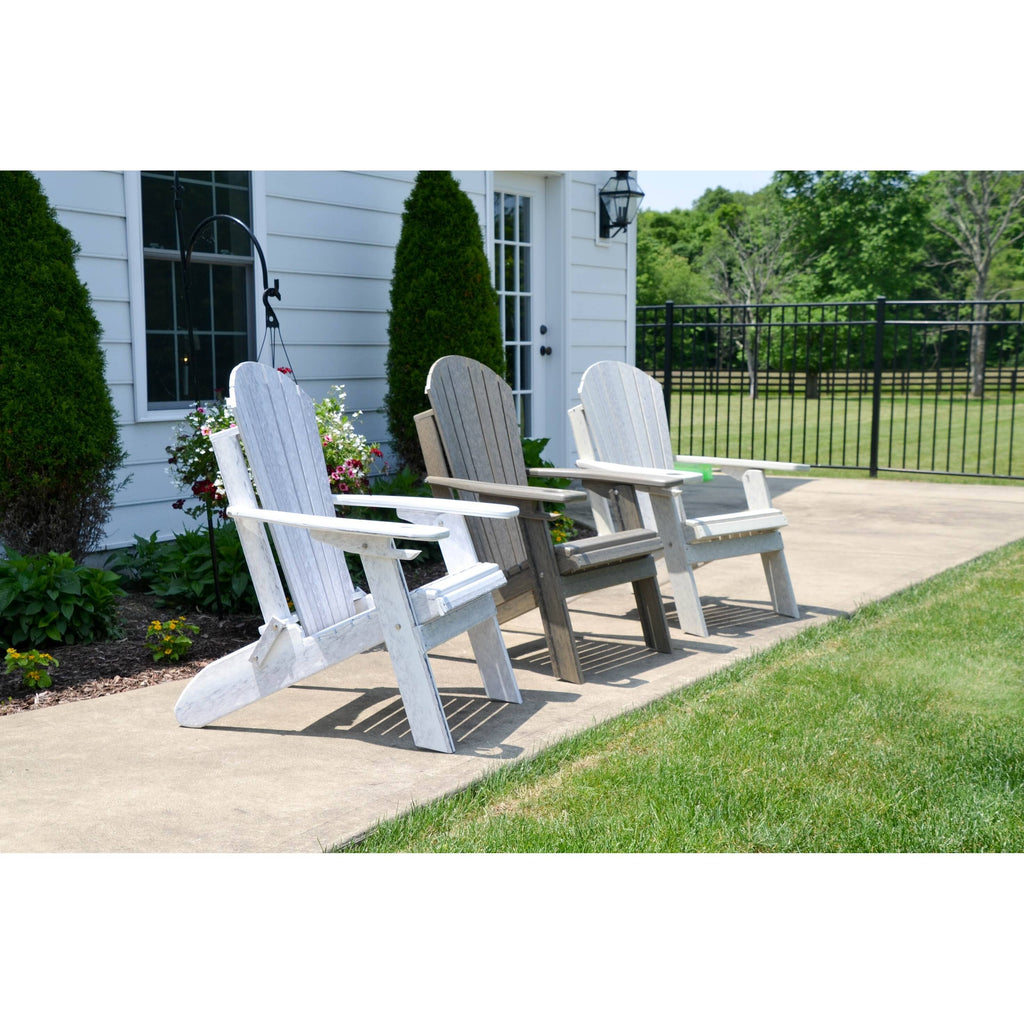 White Folding Adirondack Chair Z390