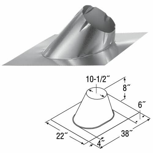 8-Inch Roof Flashing M6017