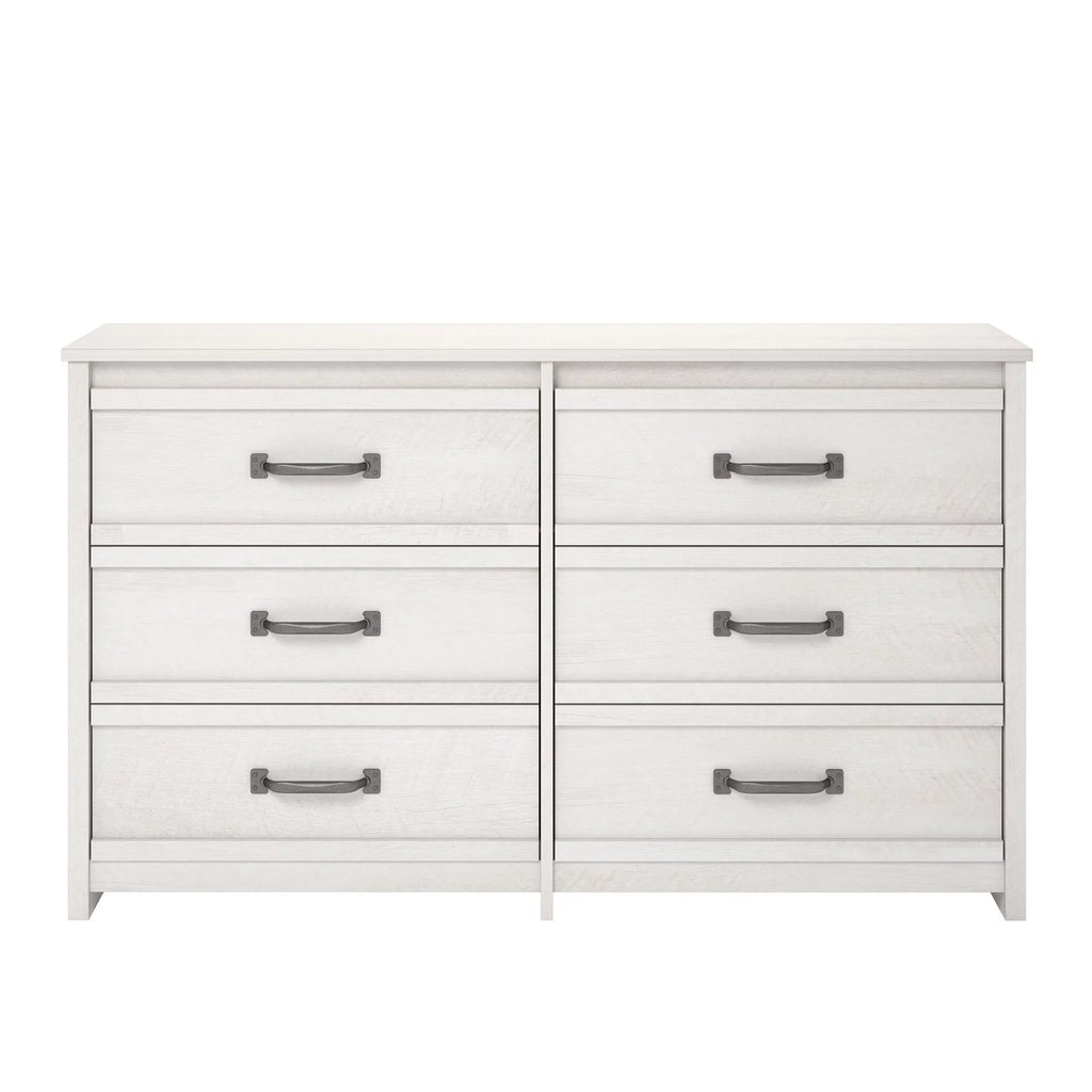 Rustic 6 Drawer Dresser Q719