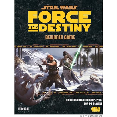 Star Wars Force and Destiny Beginner Game Sci-Fi Roleplaying Game I8655
