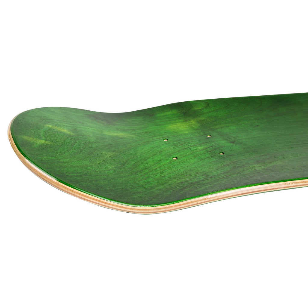 Green Maple Skateboard Deck with Color Grip Tape 8.5 Inch O18155