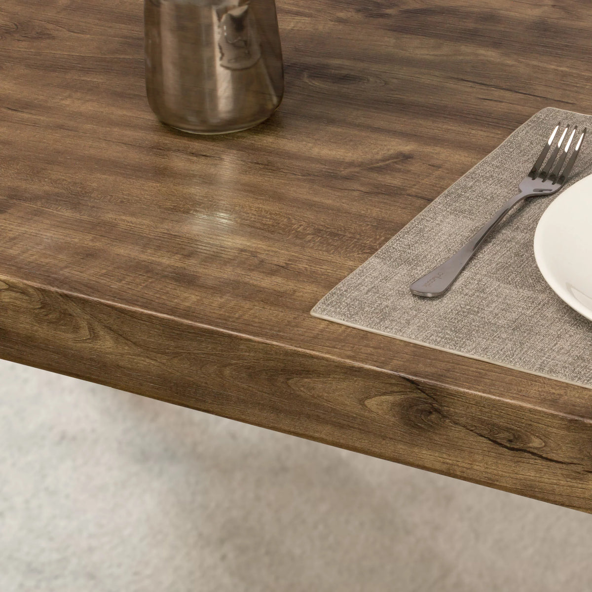 71"W x 32"D Rectangle Dining Kitchen Table, 6 Persons, Light Walnut Z52313
