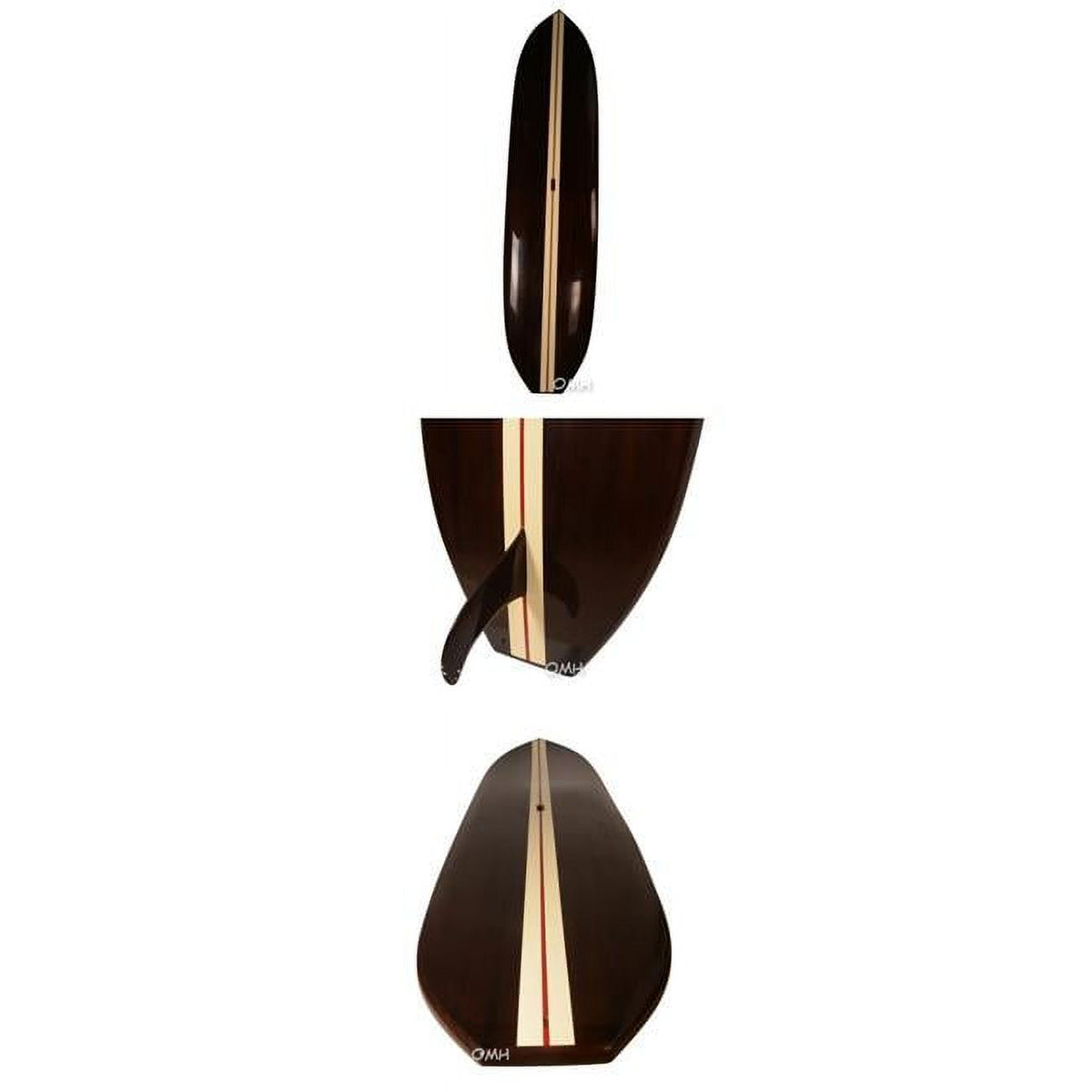 11 ft. Paddle Board with 1 Fin, Dark Painted Cedarwood U51945