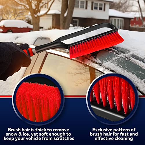 27" Snow Brush & Ice Scraper with Foam Grip H389367