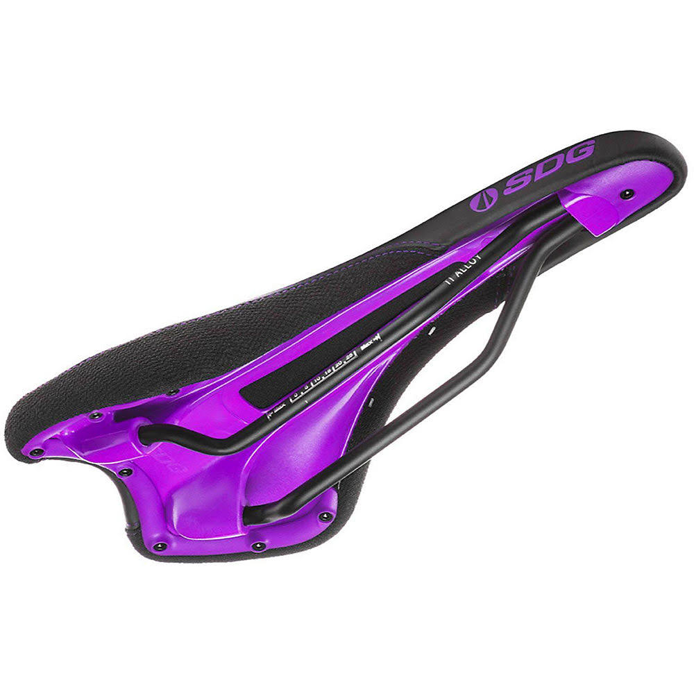Black/Purple Ti-Alloy Saddle W5539