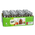 16oz Pint Mason Jars with Lids & Bands, 12 Count R401668