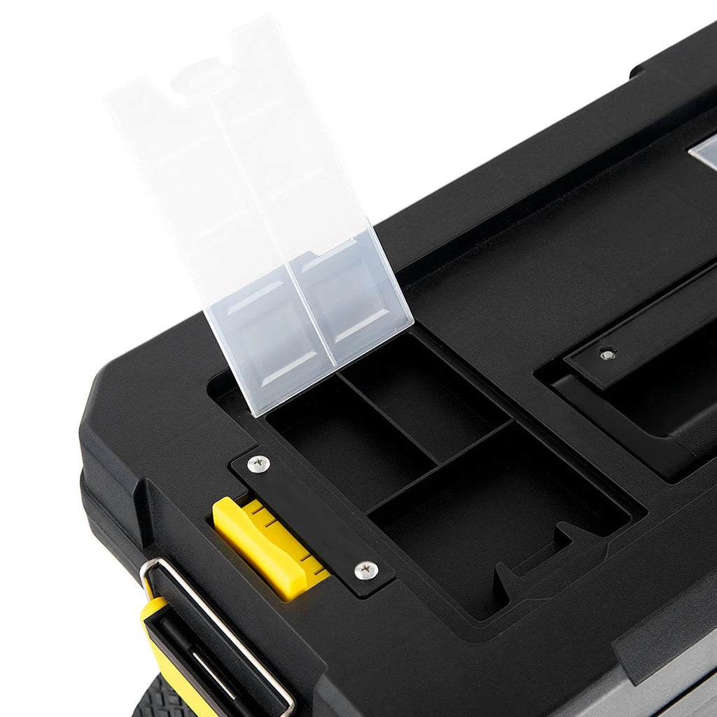 2-in-1 Rolling Tool Box Set Black A2456