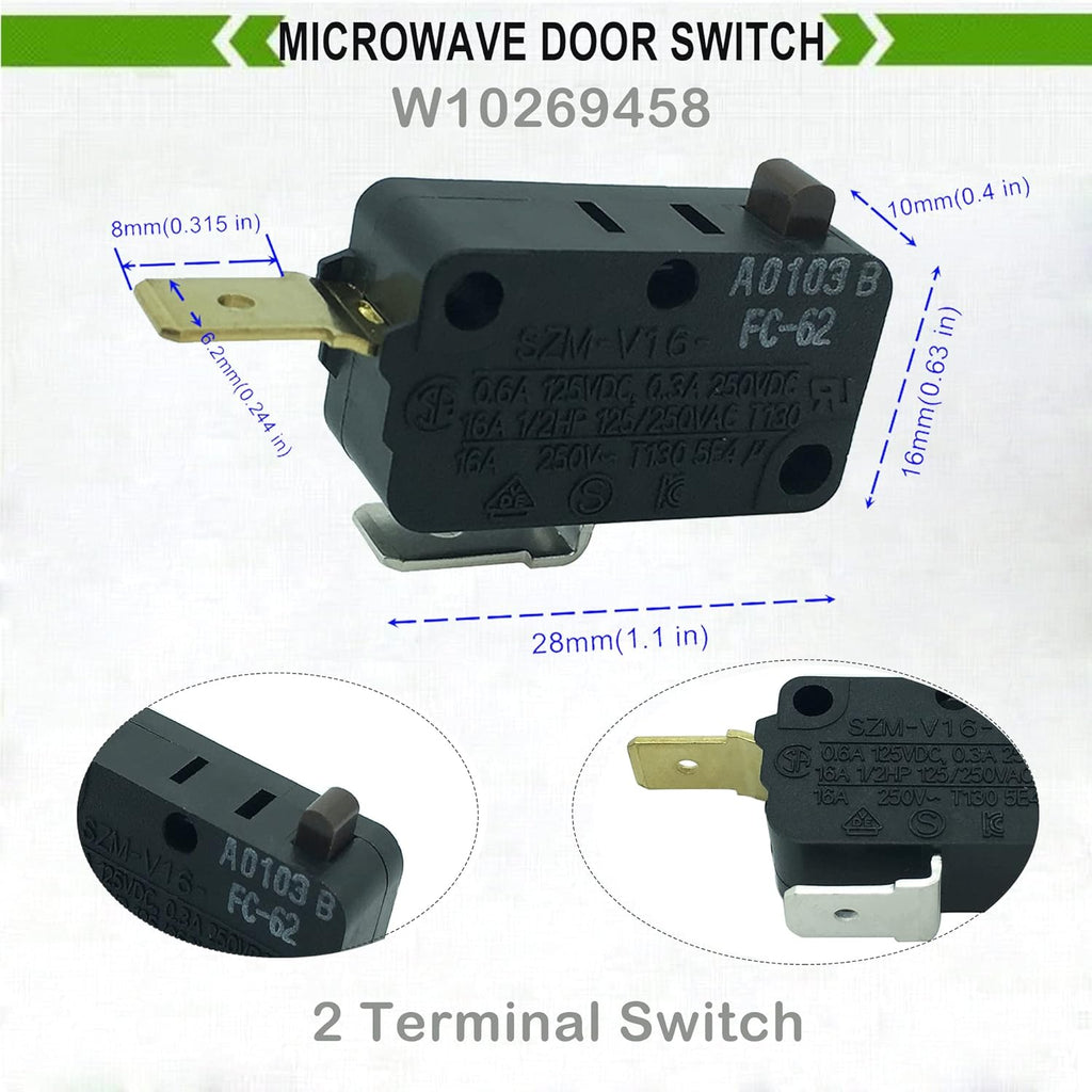 Microwave Door Switch Replacement T940