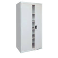 Steel Freestanding Garage Cabinet in Gray W739892