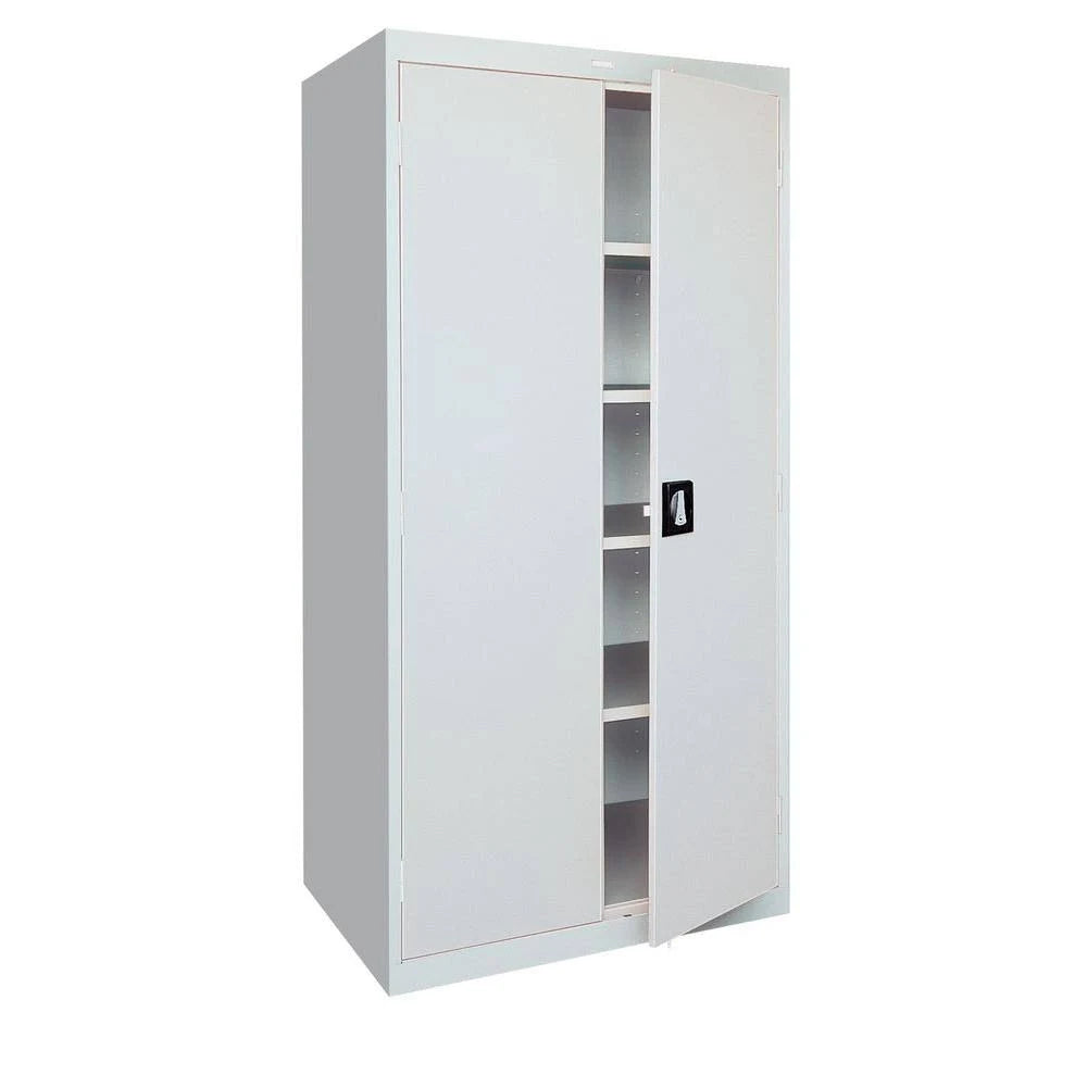 Steel Freestanding Garage Cabinet in Gray W739892