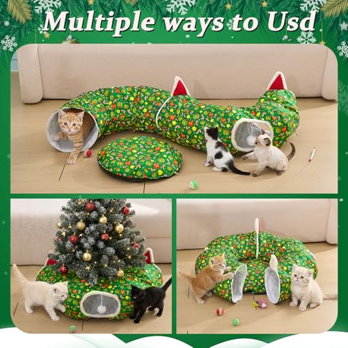 Cat Tunnel Bed with Toy Ball G3534