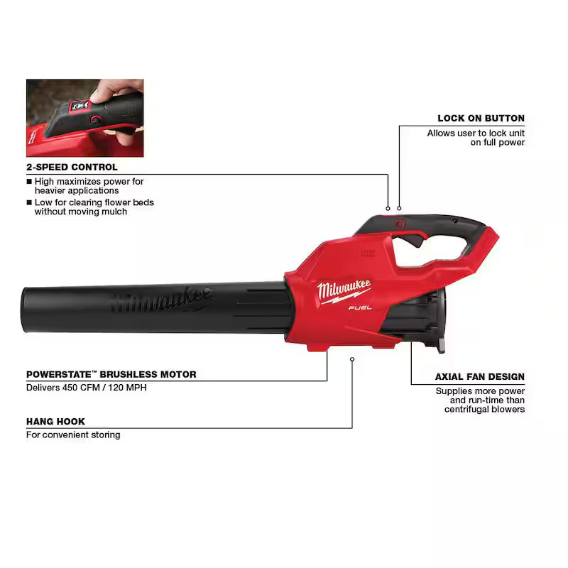 18-Volt Lithium-Ion Brushless Cordless Combo Kit (5-Tool) with Handheld Blower G9959