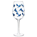 Blue Jay Wine Glass M1466