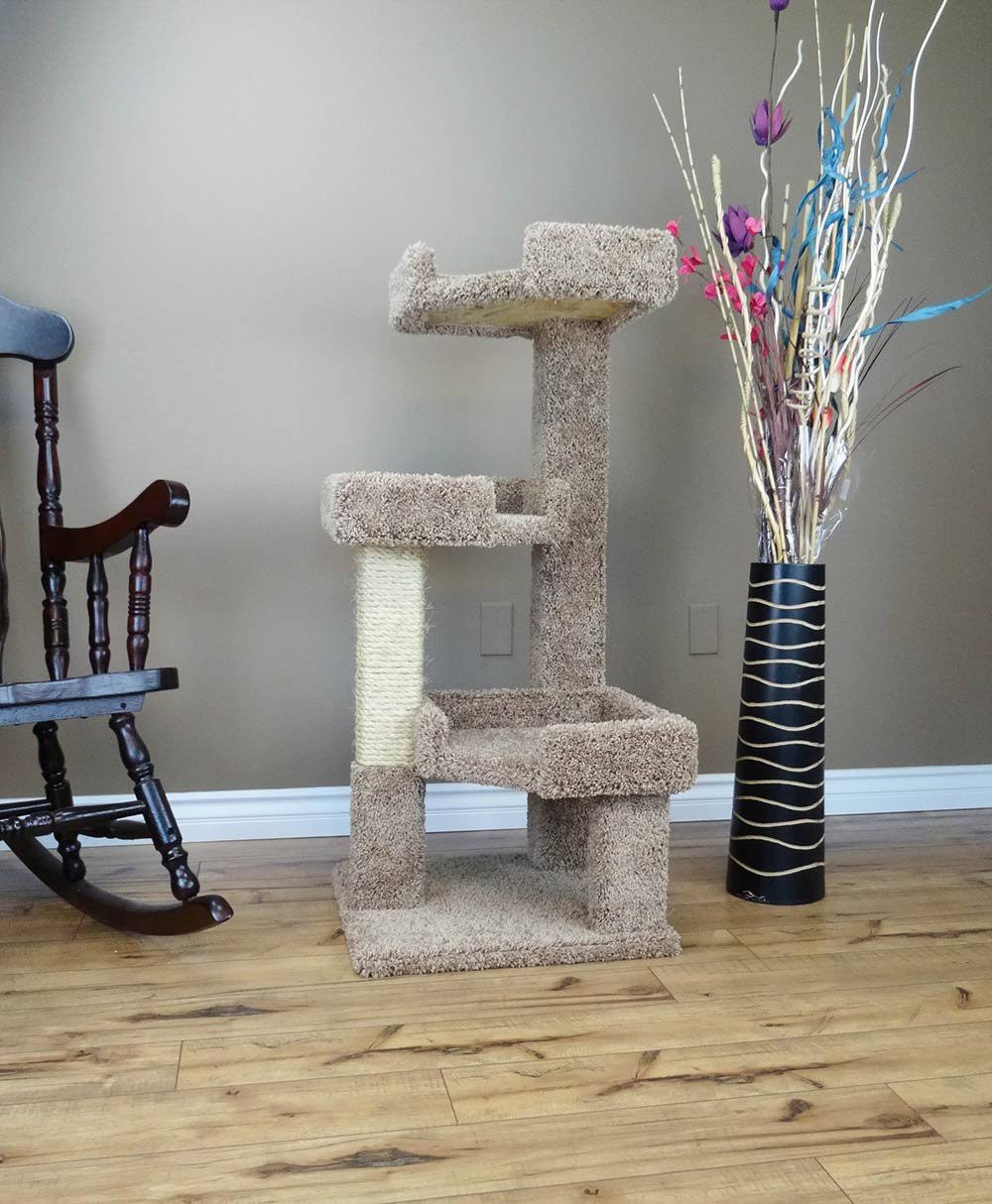 Solid Wood Triple Kitty Pad Cat Condos R289