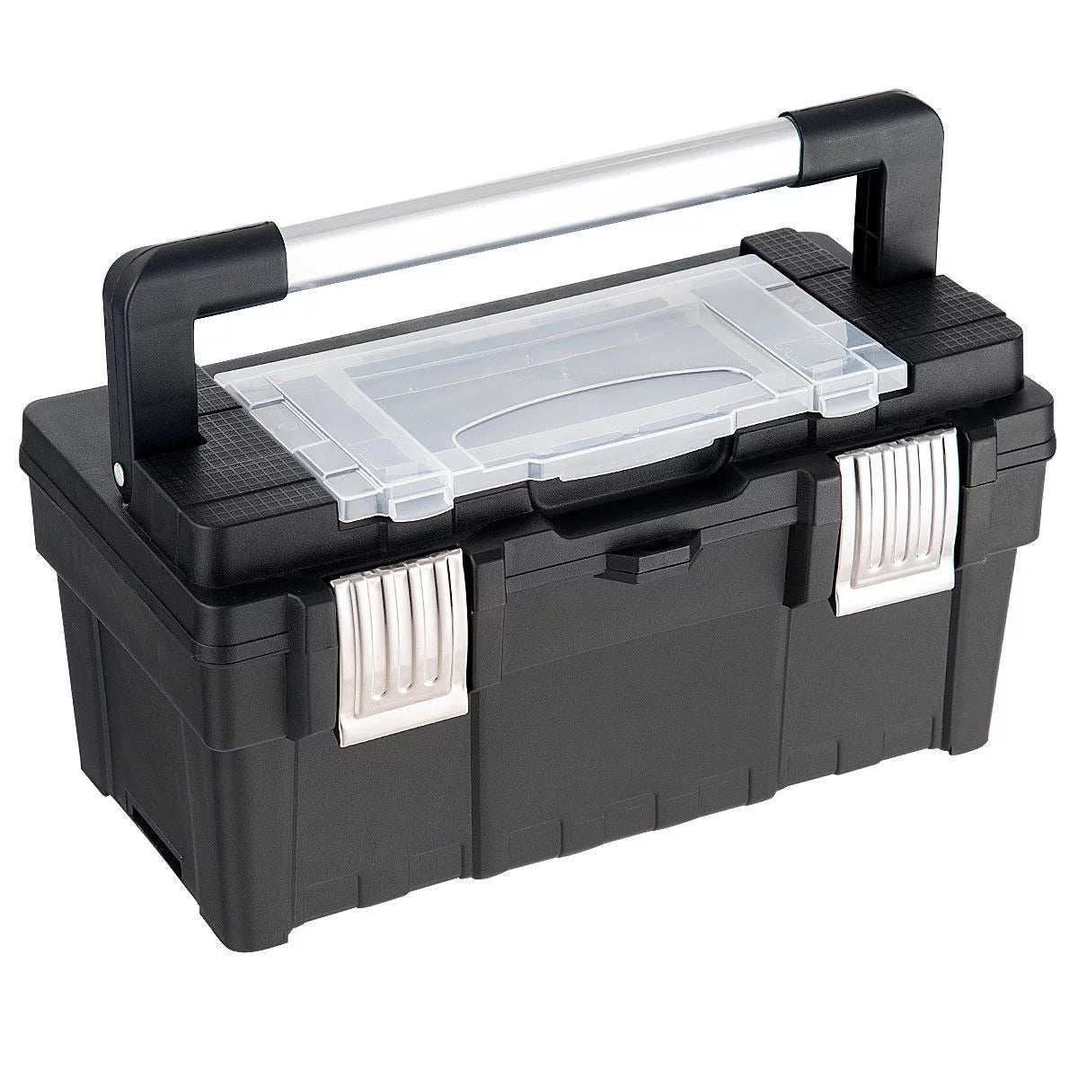 2-in-1 Rolling Tool Box Set Black A2456