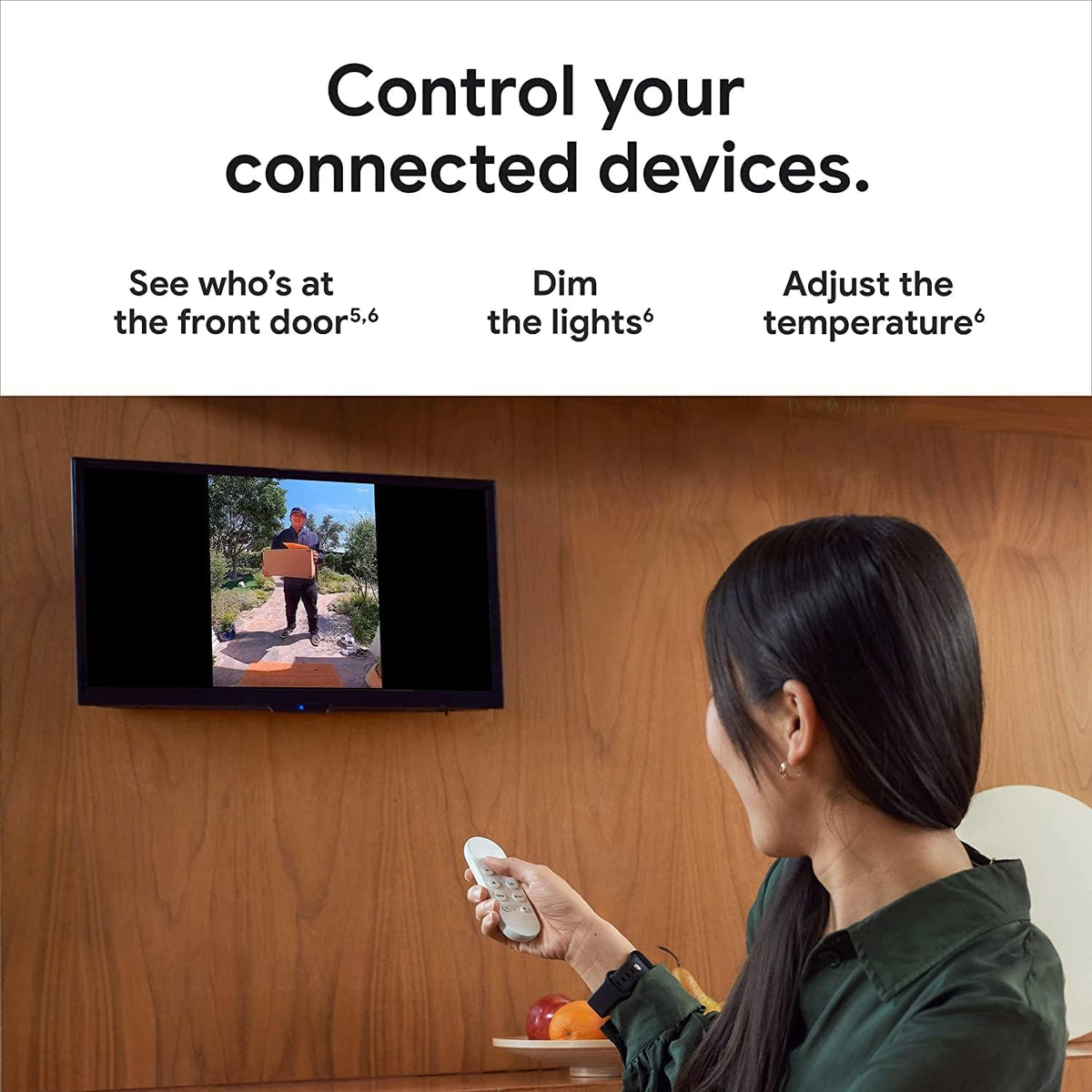 Streaming Device with HDMI Cable and Voice Search Remote - HD Version - Snow E9530
