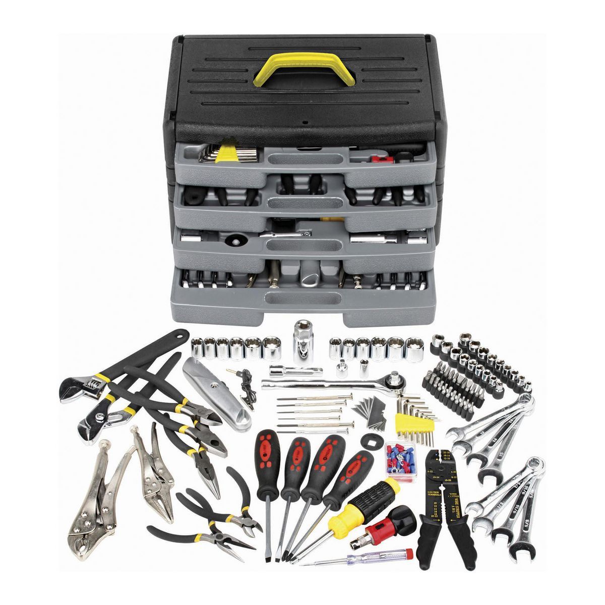 105-Piece Tool Set with 4-Drawer Chest M1056