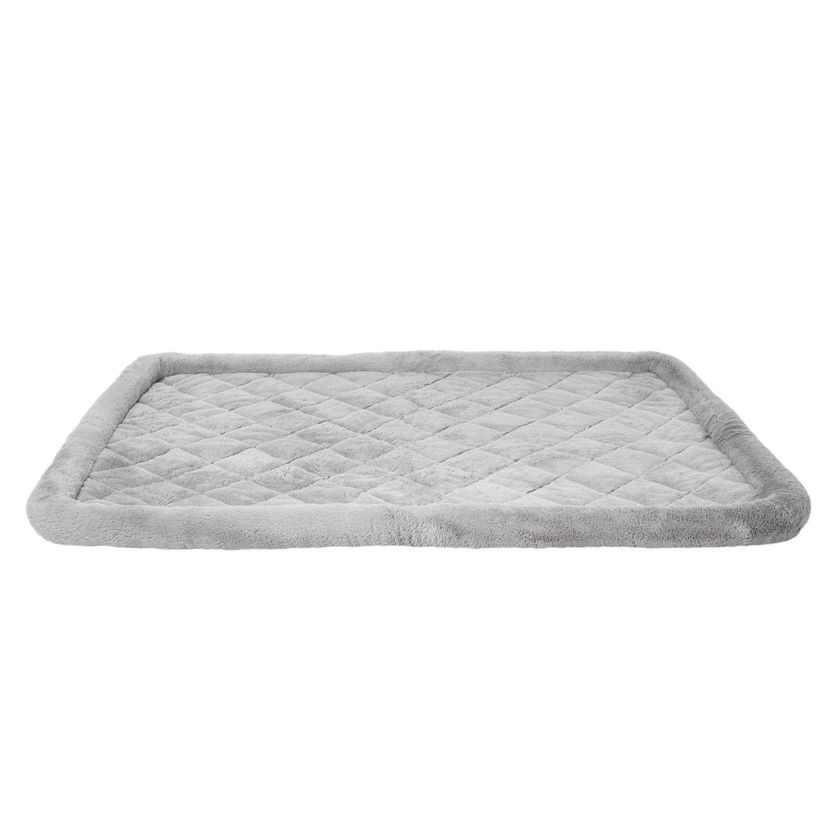 Grey Plush Crate Mat M55918