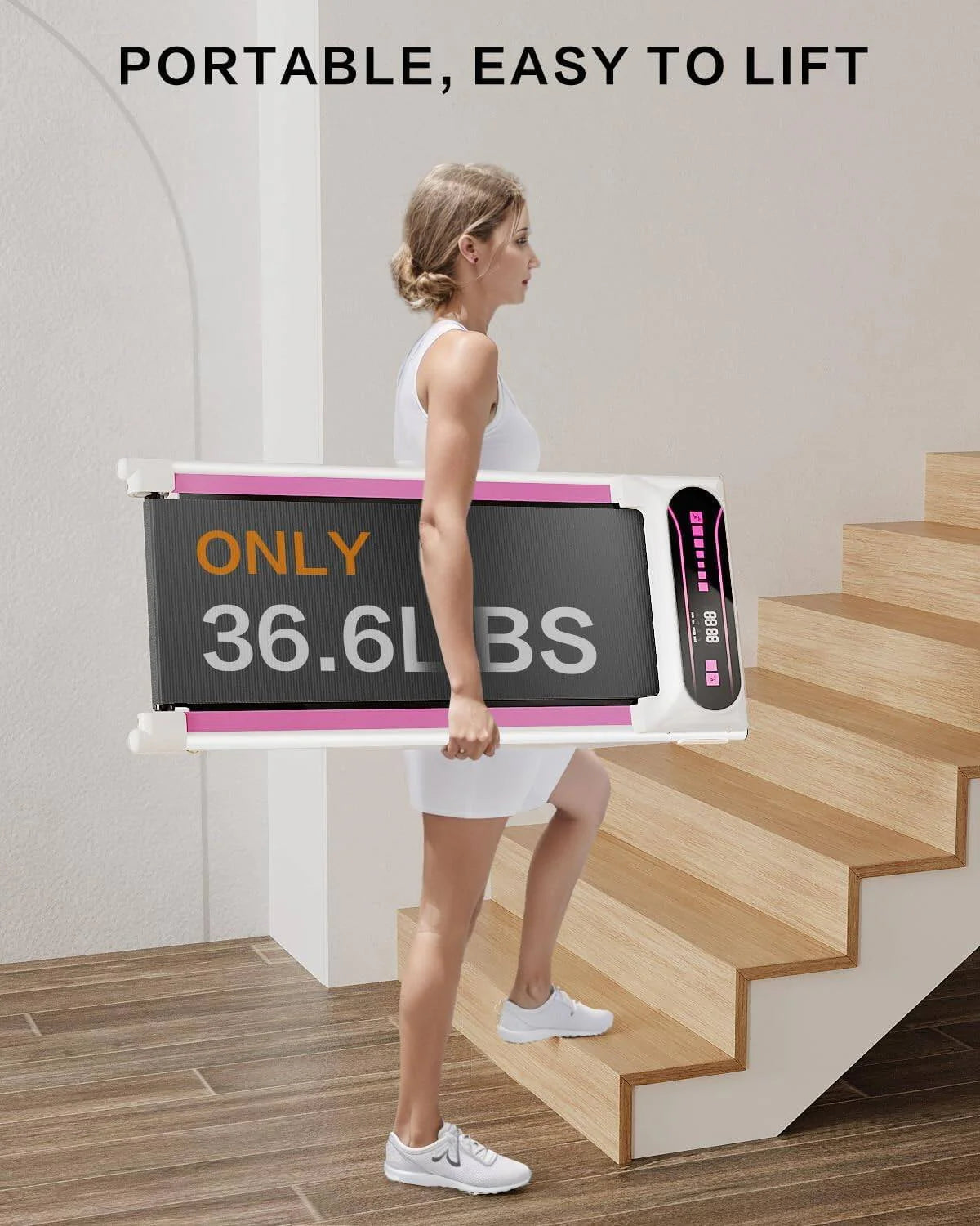 2.5HP Under Desk Treadmill with LED Display I8029