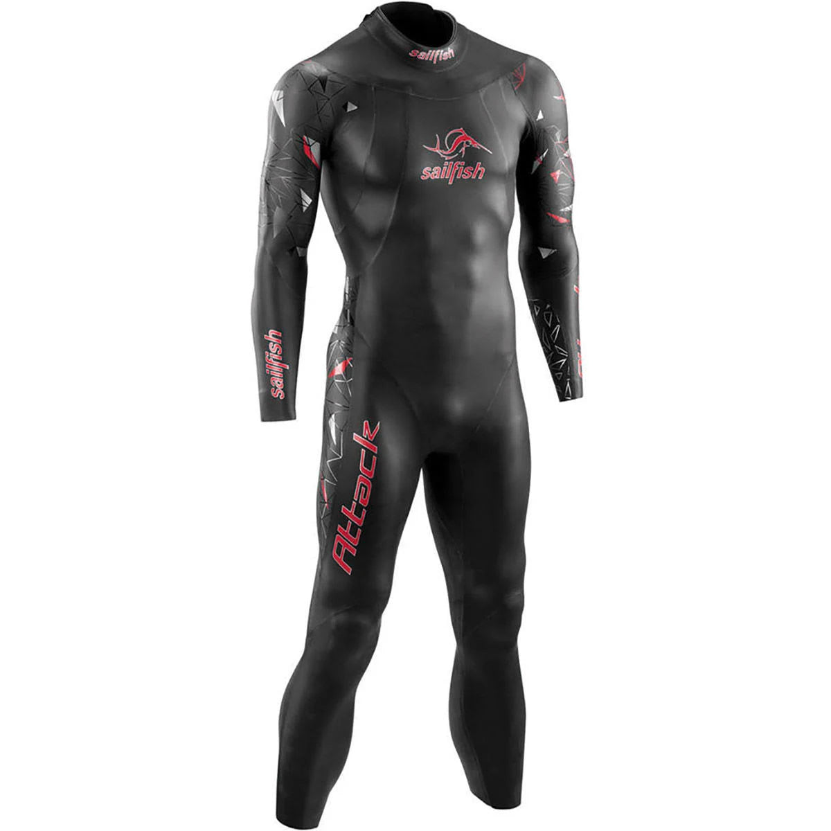 Black Red Wetsuit E1442