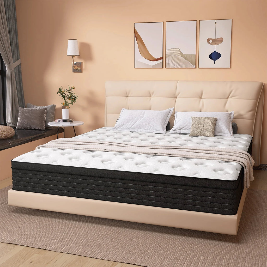 14 inch Gel Memory Foam Pocket Spring King Mattress G3917