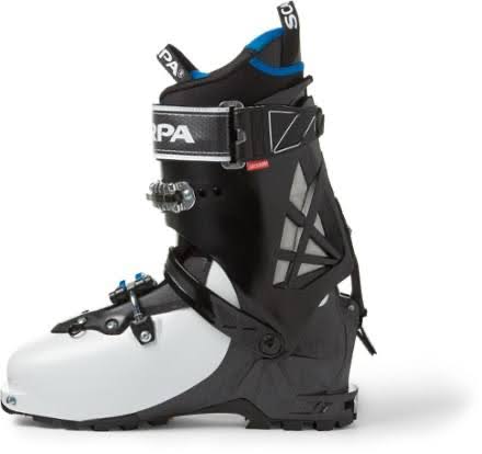 White/Black/Blue Ski Boots I8247