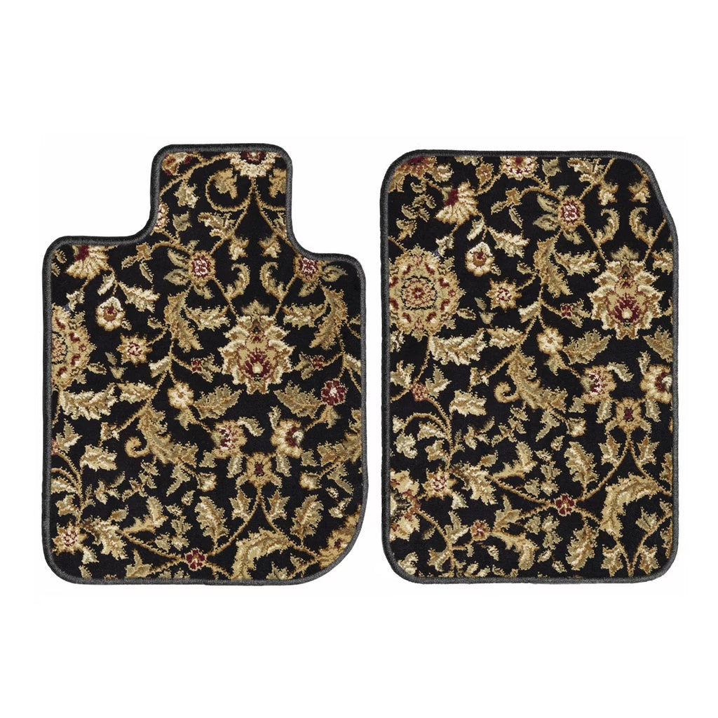 Black Oriental Car Mats C24418