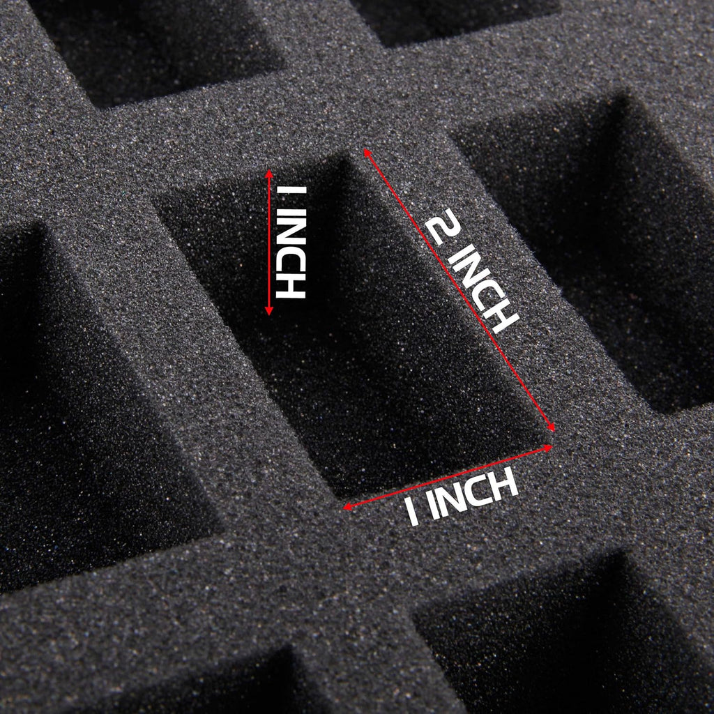 Portable Miniature Figure Storage Case with 4 Foam Layers H9077