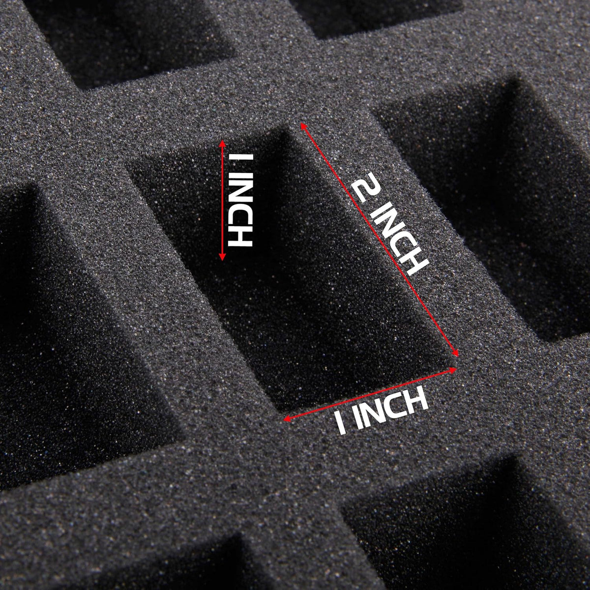 Portable Miniature Figure Storage Case with 4 Foam Layers H9077