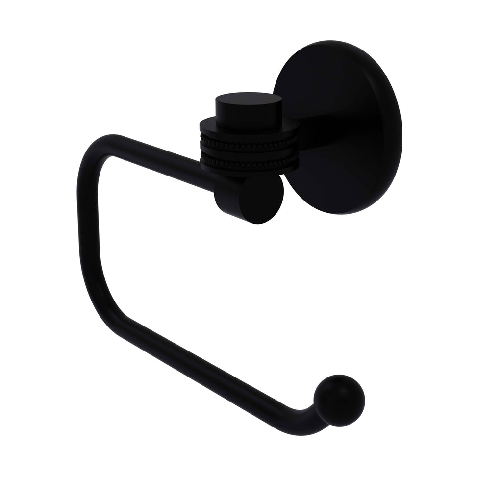 Matte Black Euro Style Toilet Tissue Holder F607035