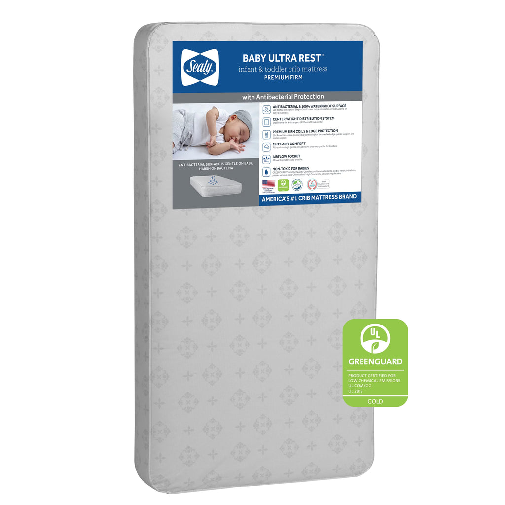 2-Stage Antibacterial Baby Crib & Toddler Mattress Q853