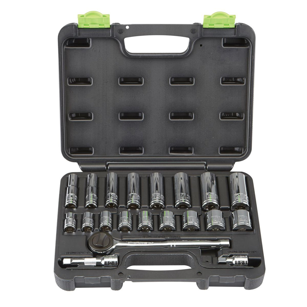 3/8 in. Drive Metric Socket Set, 20-Piece X65059