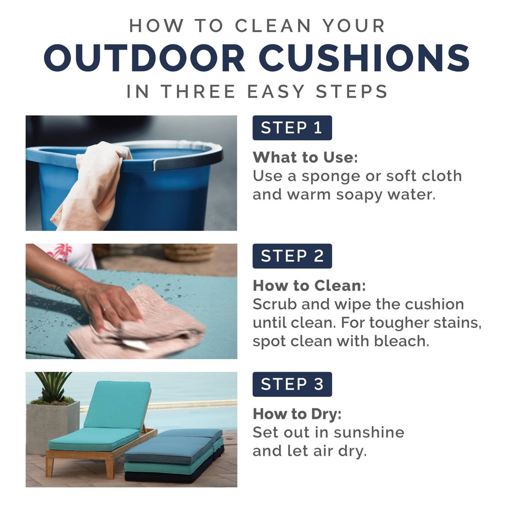 Cabana Stripe Sapphire Outdoor Deep Seat Set Y8653