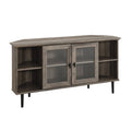 Corner TV Stand in Grey Wash Q7000