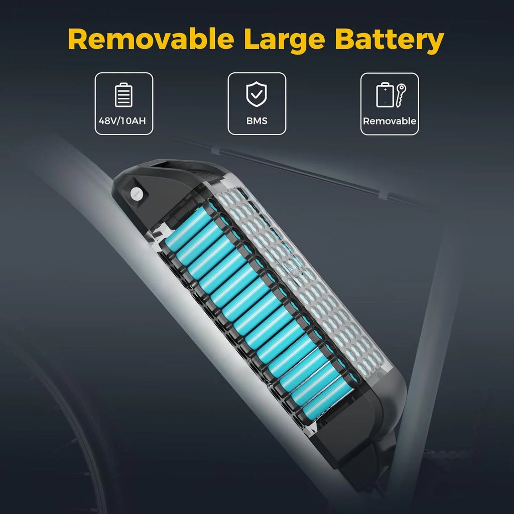 500W 480Wh Removable Battery 27.5 Electric Mountain Bike L701684