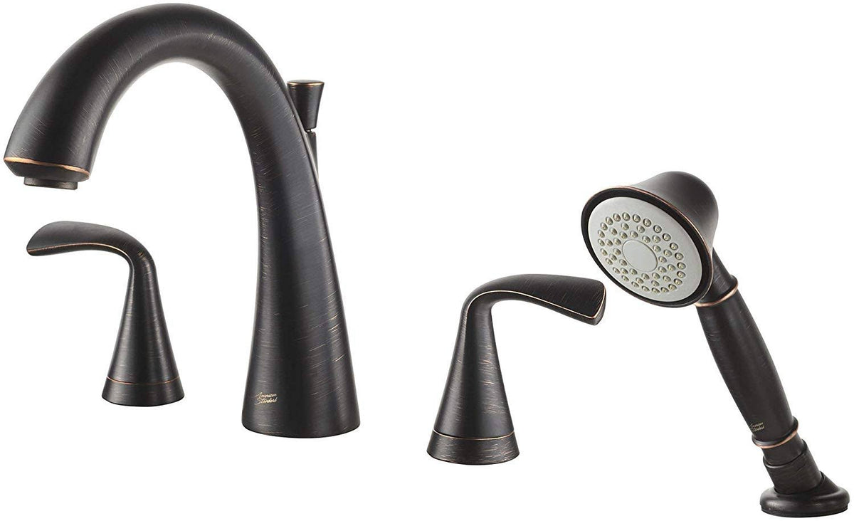 Two Handle Roman Tub Faucet with Handshower D387