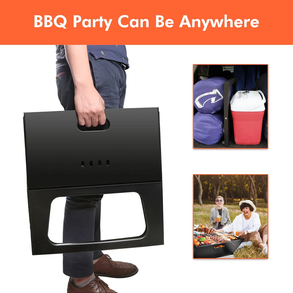 Folding Portable Charcoal Grill D788621