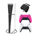 White PlayStation 5 Slim Digital Edition 1TB Gaming Console with Two Controllers B129
