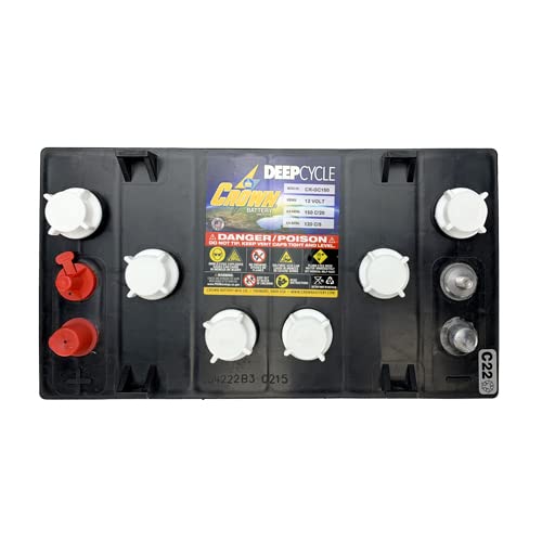 12V 150Ah Deep Cycle Flooded Lead Acid Golf Cart Battery U202